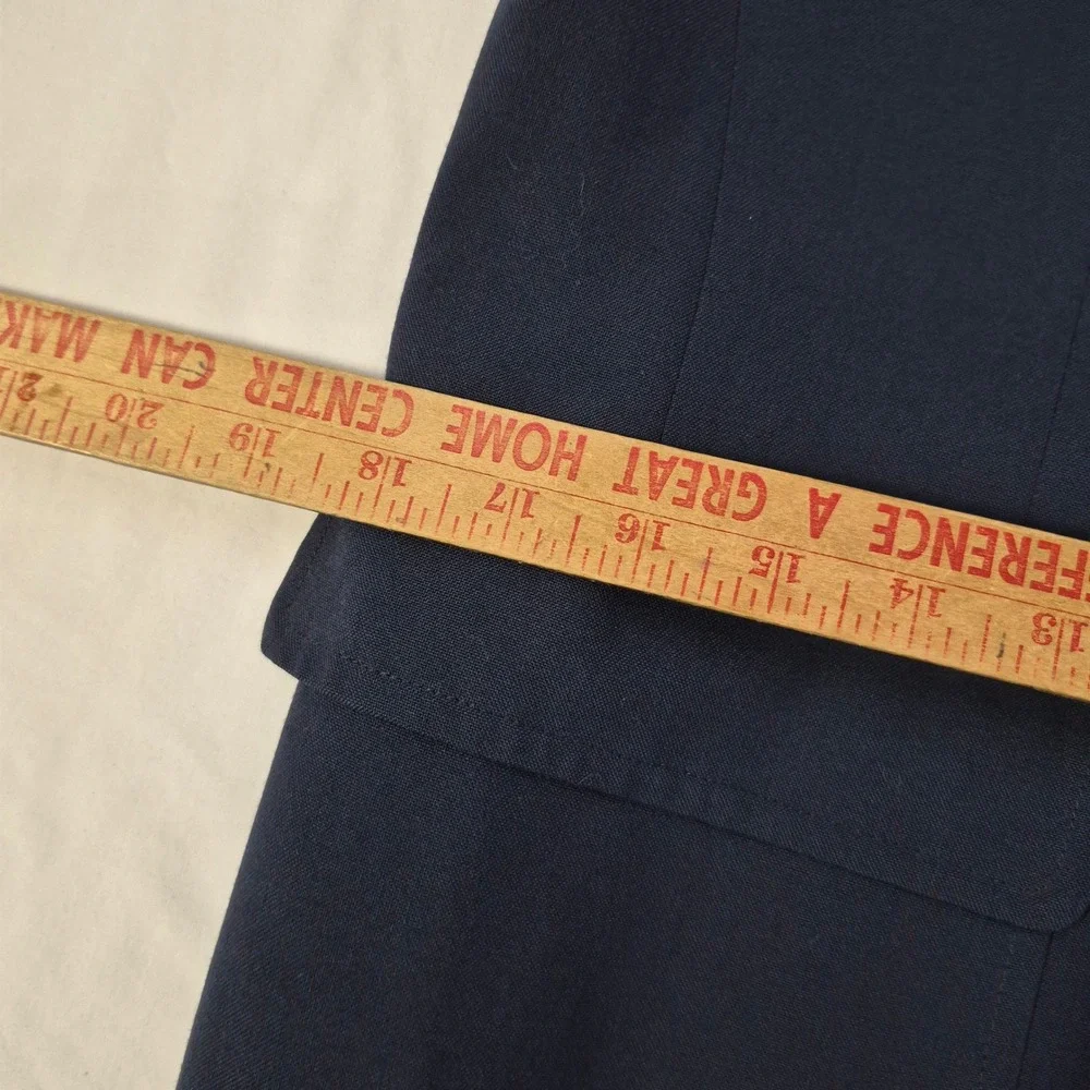 Polo University Club Ralph Lauren Blazer Mens 36 Navy Blue Ivy Gold Button Vtg